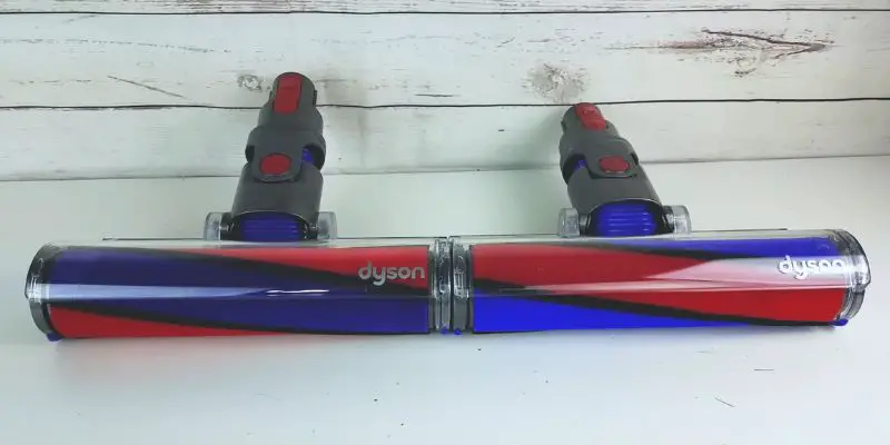 Dyson V8 and V10 soft brush roller comparison